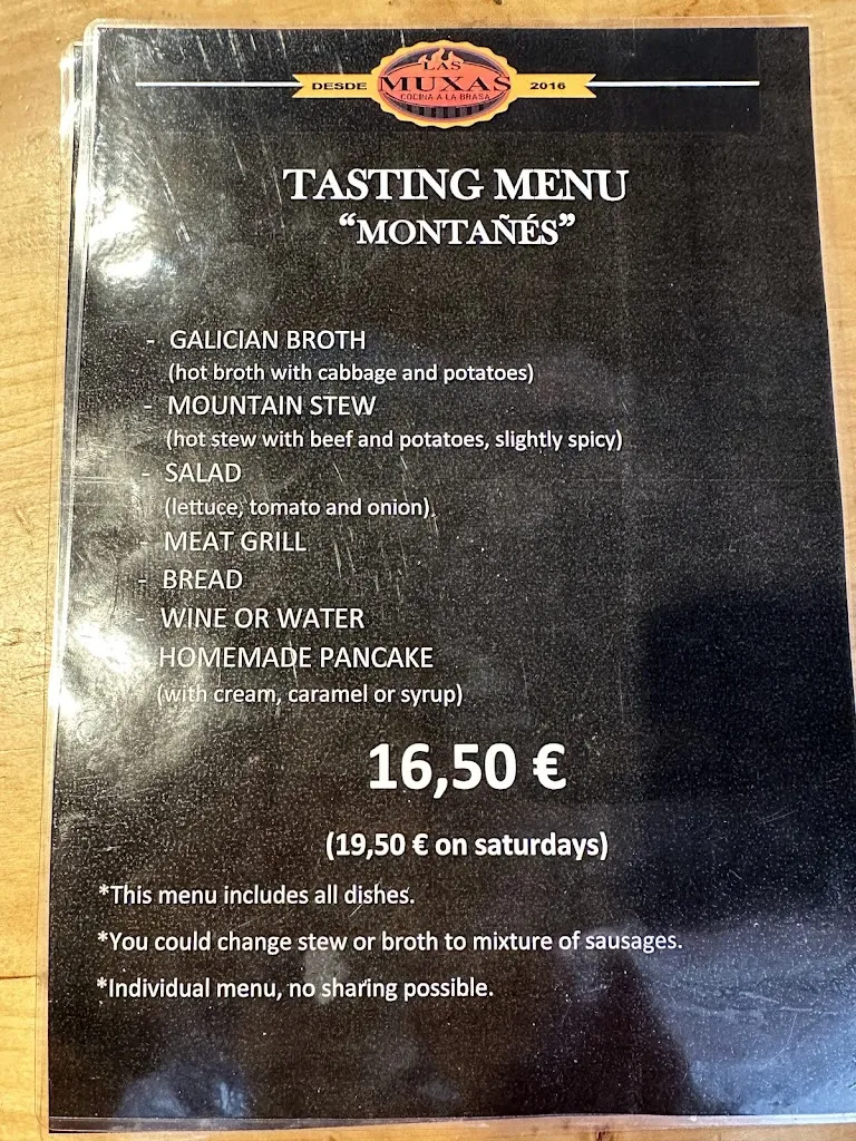 Menu_Las Muxas Brasería_Ponferrada_immagine_3