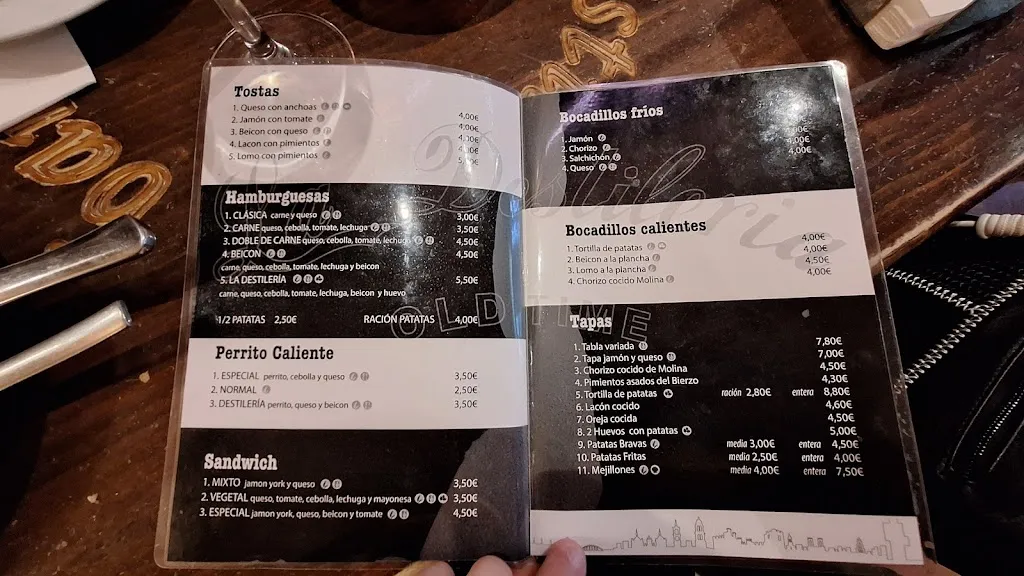 Menu_La Destilería Bar_Ponferrada_image_3