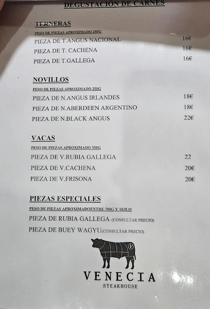 Menü_Restaurante Bar Venecia_Ponferrada_Bild_3