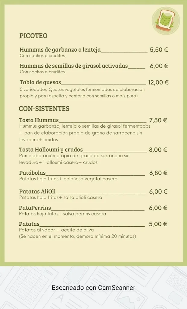 Menu_LA MARMITA VERDE DEL MUNDO VEGETAL_Ponferrada_image_4