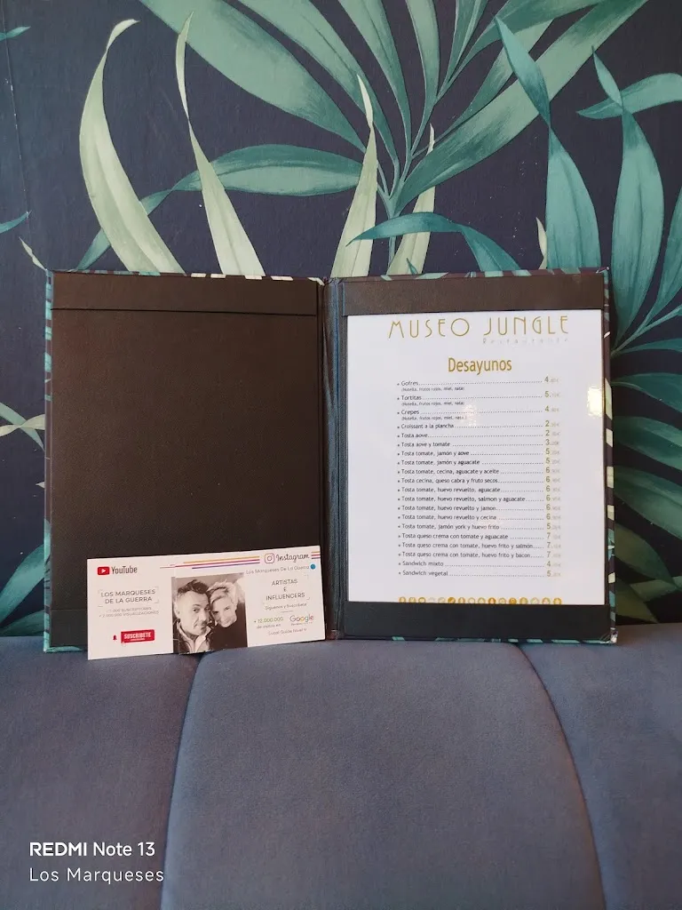 Menu_Museo Jungle_Ponferrada_image_2