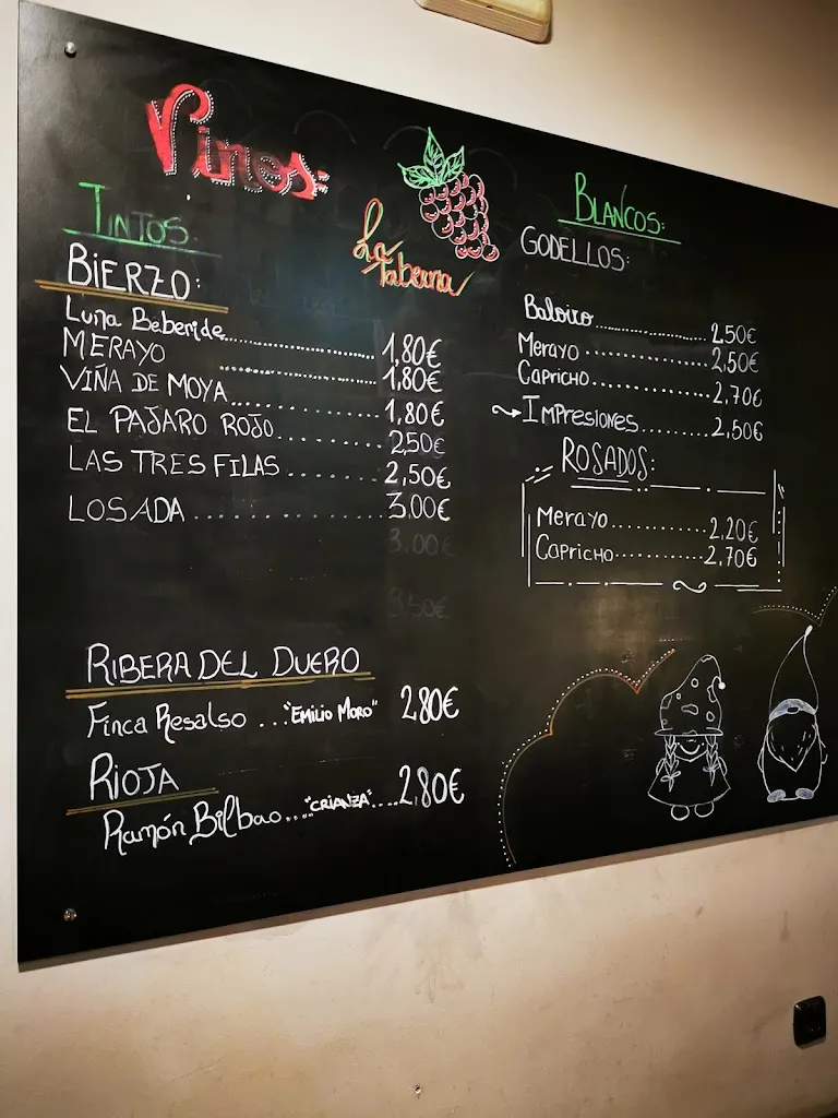 Menu_Meson Cerveceria La Taberna_Ponferrada_image_4