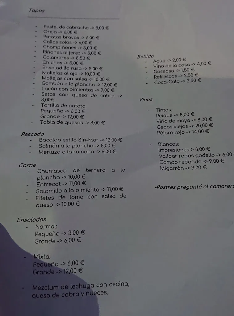 Menu_Mesón Sin Mar_Ponferrada_image_2