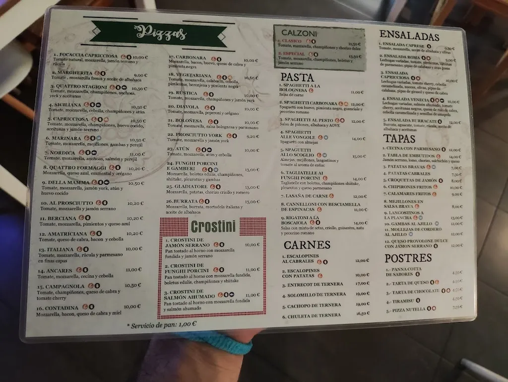 Menu_Pizzeria La Capricciosa_Ponferrada_image_3