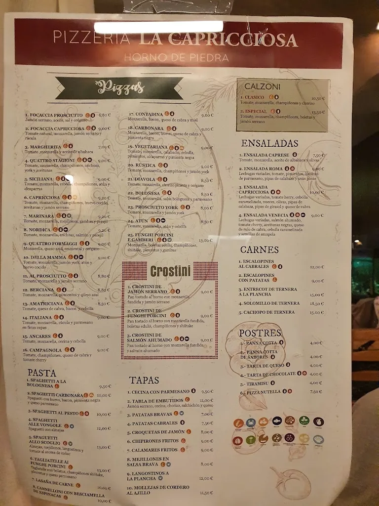 Menu_Pizzeria La Capricciosa_Ponferrada_image_4