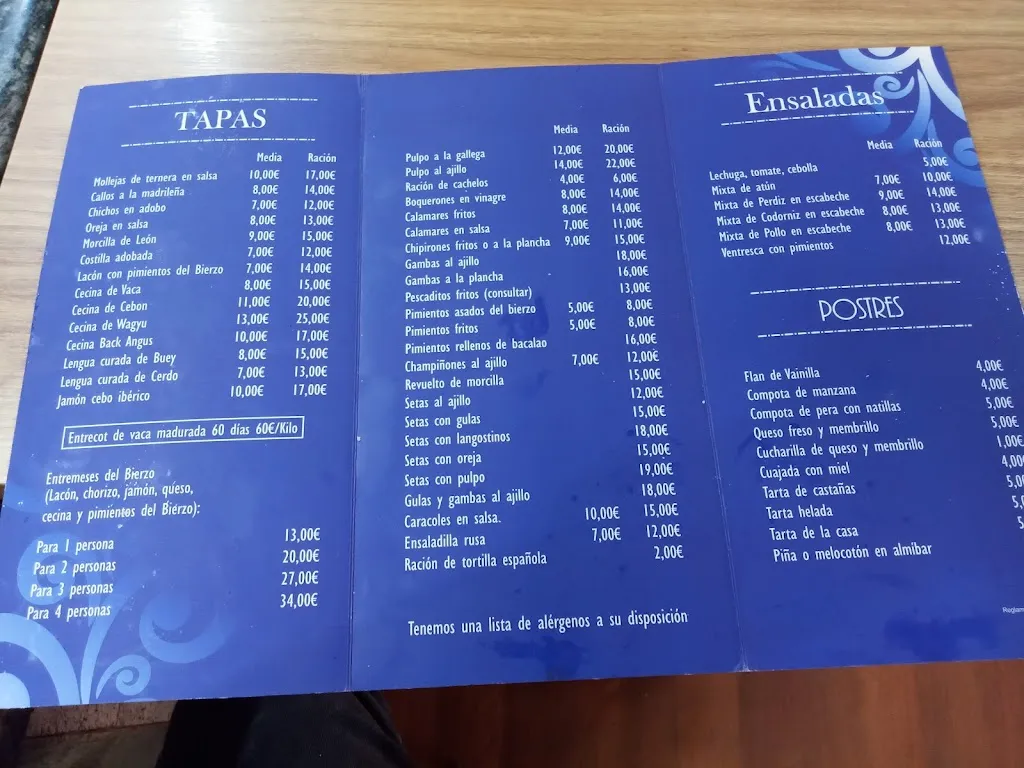 Menu_Gundín Bar Restaurante_Ponferrada_image_1