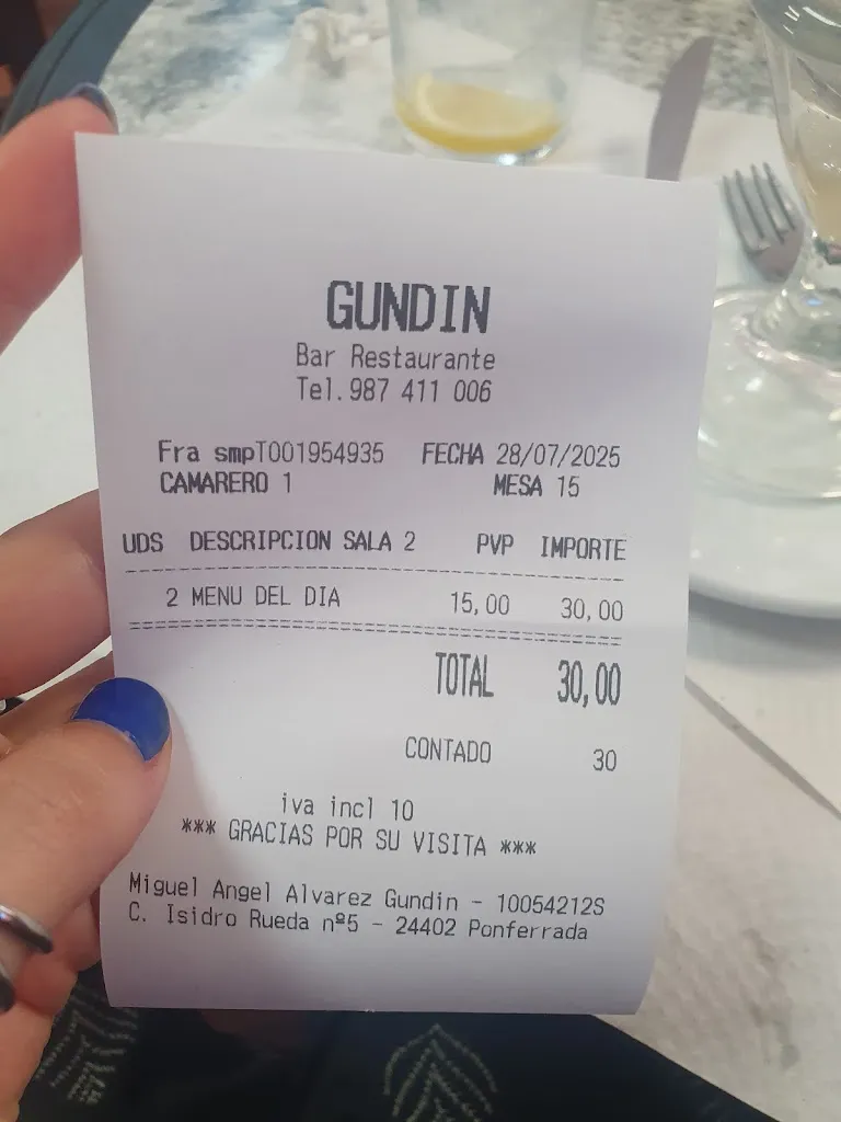 Elisa Castaño_Gundín Bar Restaurante_Ponferrada_review