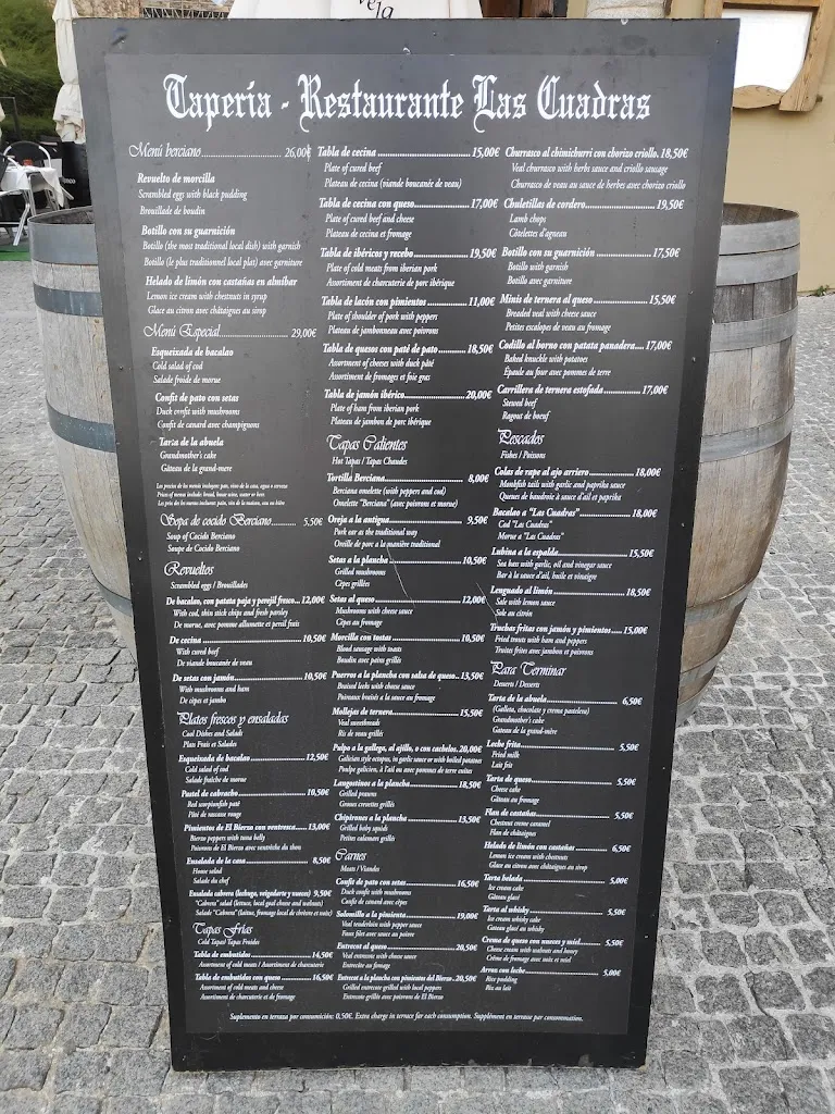 Menu_Restaurante Las Cuadras_Ponferrada_image_2
