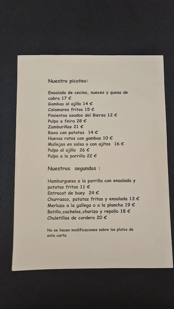 Menu_Mesón del Tres Portiñas_Ponferrada_image_2