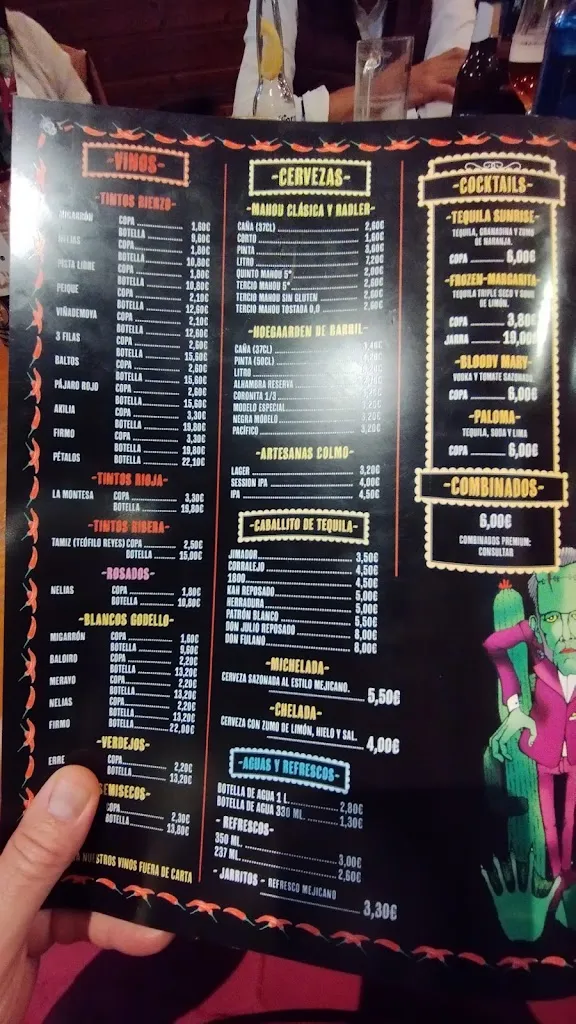 Menu_El King Kong_Ponferrada_image_3