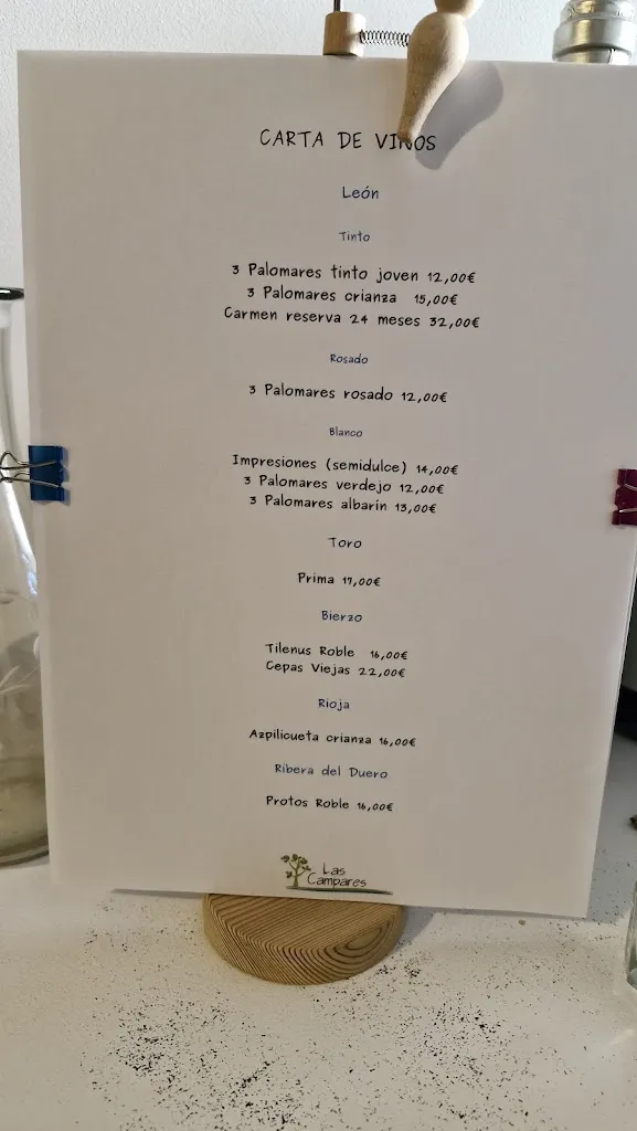 Menu_Hotel Rural Las Campares_Santa María de Ordás_image_1