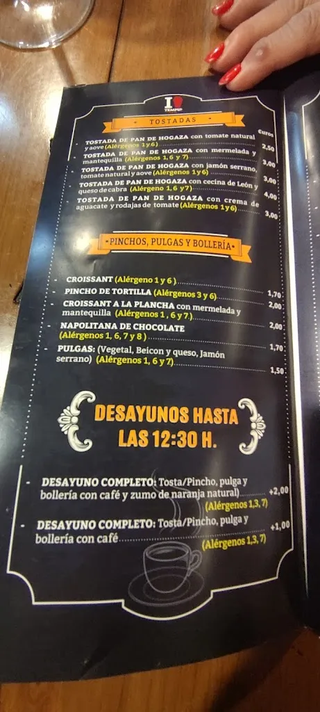 Menu_The Garrison_San Andrés del Rabanedo_image_3