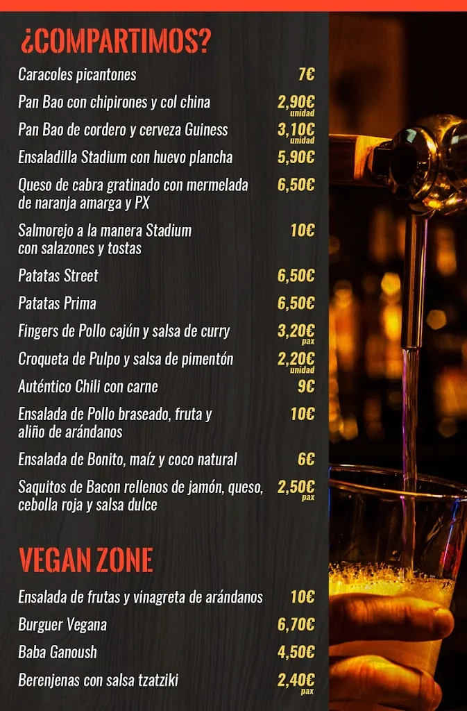 Menu_Stadium Street Restaurante Informal_Ibi_image_2