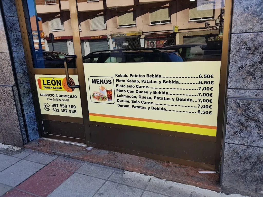 Menu_León Doner Kebab_San Andrés del Rabanedo_image_1