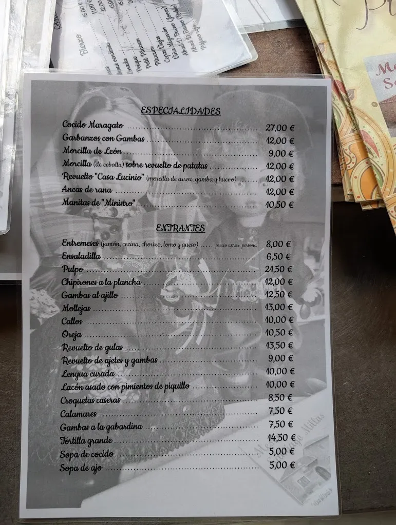 Menu_Mesón Casa Lucinio_Santiago Millas_image_2