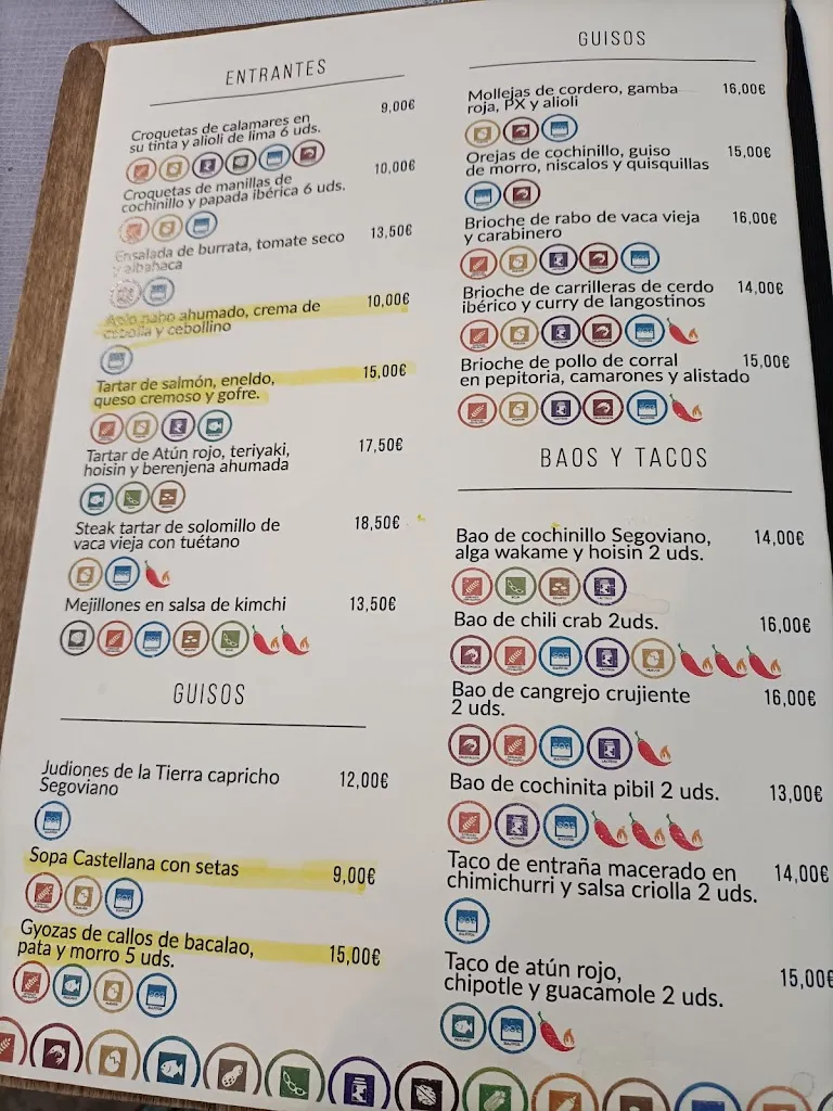 Menu_Restaurante La Golondrina Leña y Sarmientos_San Ildefonso_image_4