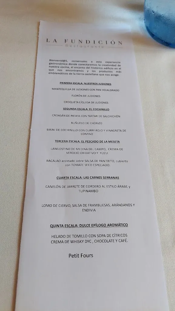 Menu_La Fundición Restaurante_San Ildefonso_immagine_4