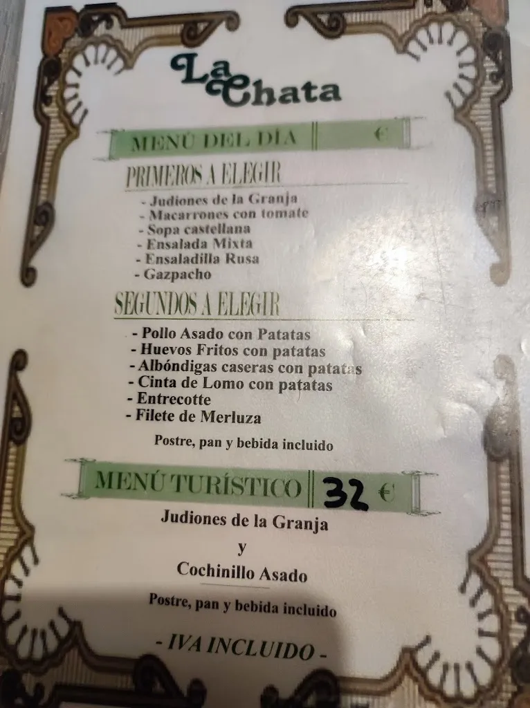Menu_La Chata_San Ildefonso_image_4