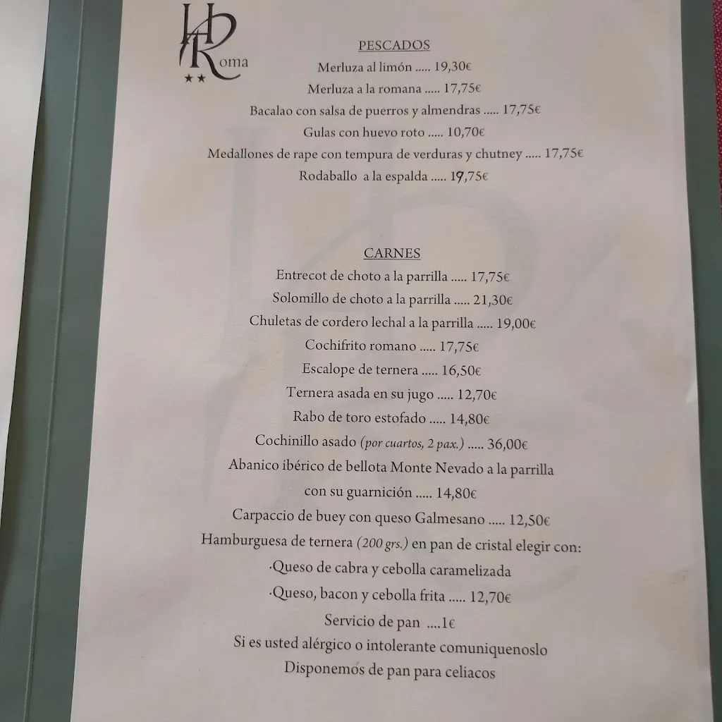 Menu_Hotel Roma Restaurante_San Ildefonso_image_3