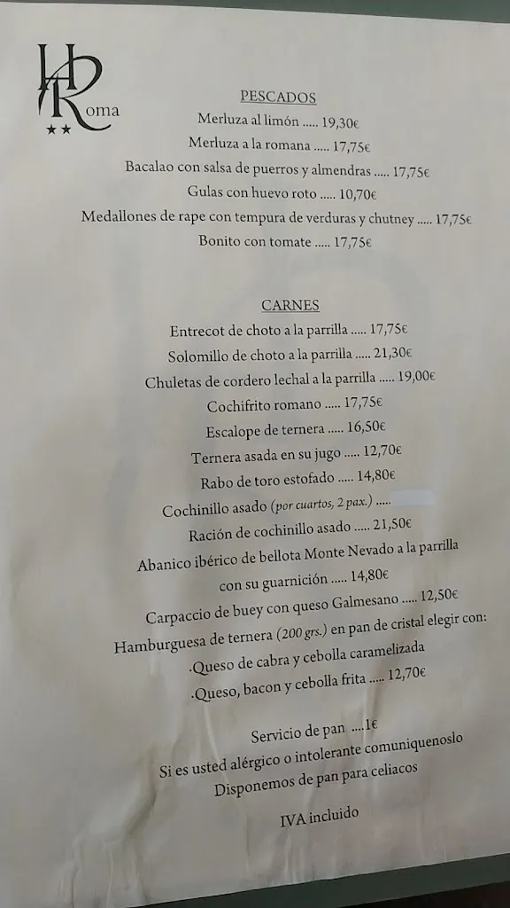 Menu_Hotel Roma Restaurante_San Ildefonso_image_4