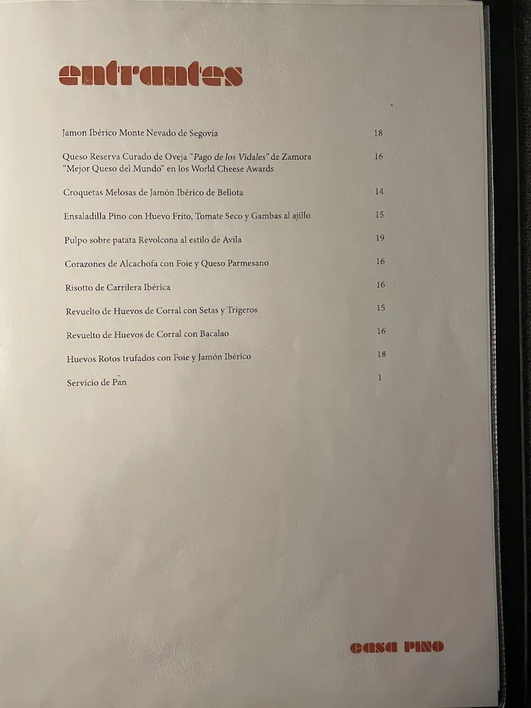 Menu_Casa Pino restaurante_San Ildefonso_image_1