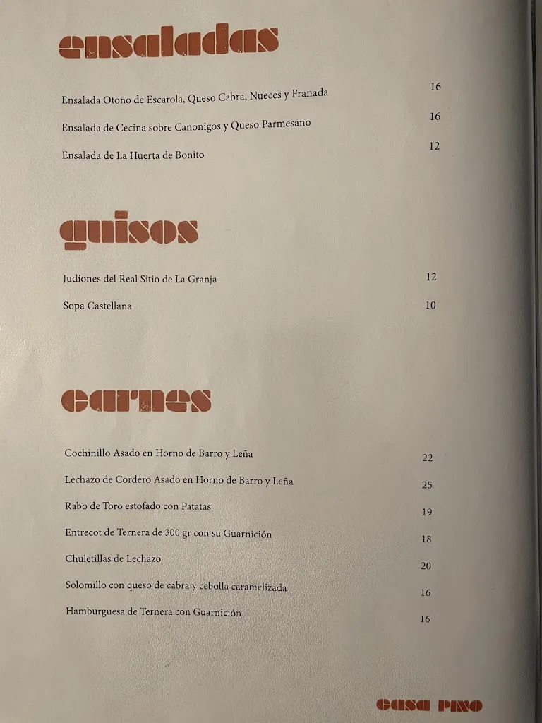 Menu_Casa Pino restaurante_San Ildefonso_image_2