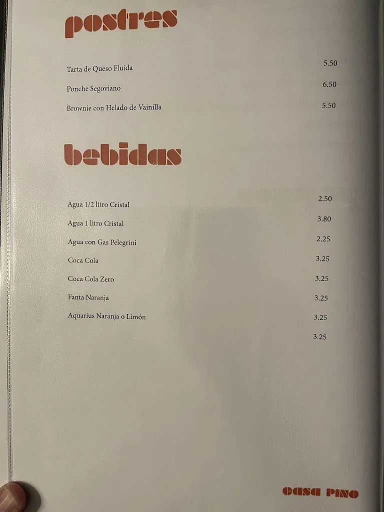 Menu_Casa Pino restaurante_San Ildefonso_image_4