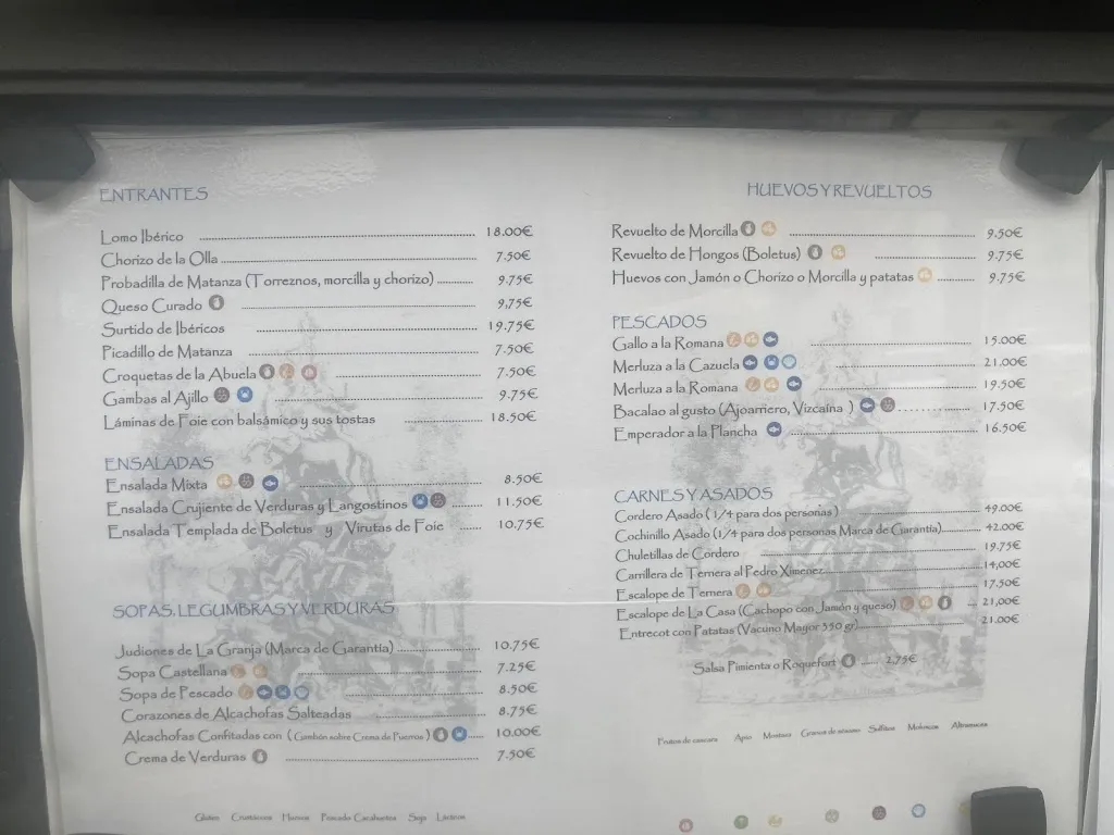 Menu_Restaurante Madrid_San Ildefonso_immagine_2