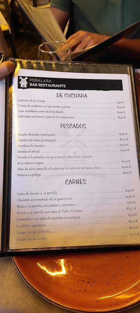 Menu_Bar restaurante peñalara_San Ildefonso_image_3