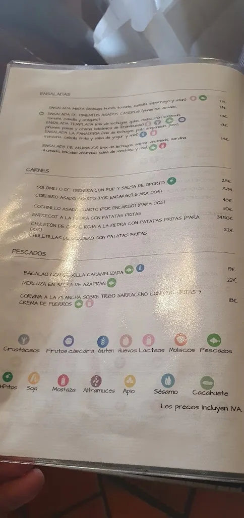 Menu_Bar - Restaurante La Panaderia_San Ildefonso_image_2