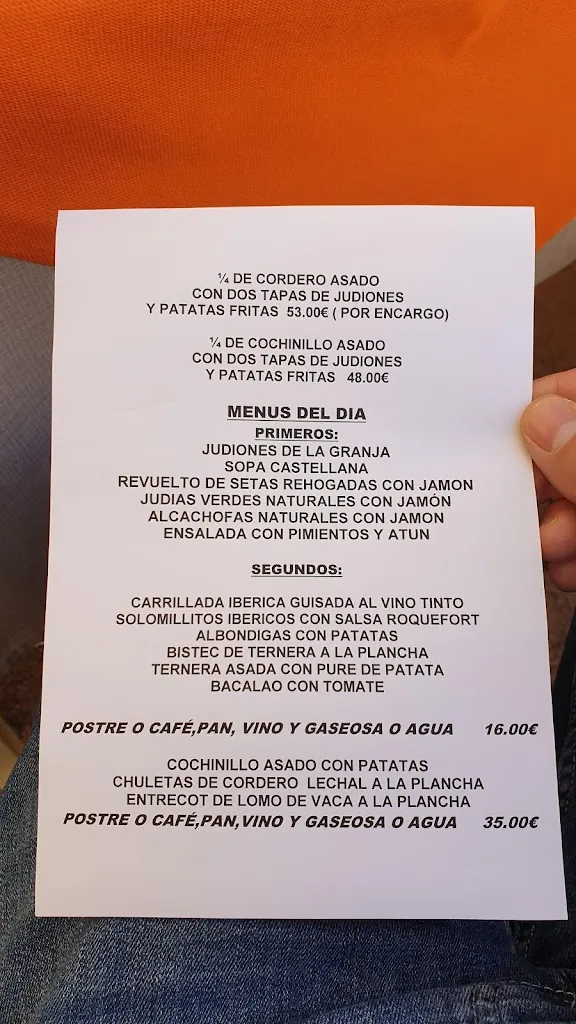 Menu_Restaurante la Fragua_San Ildefonso_image_3