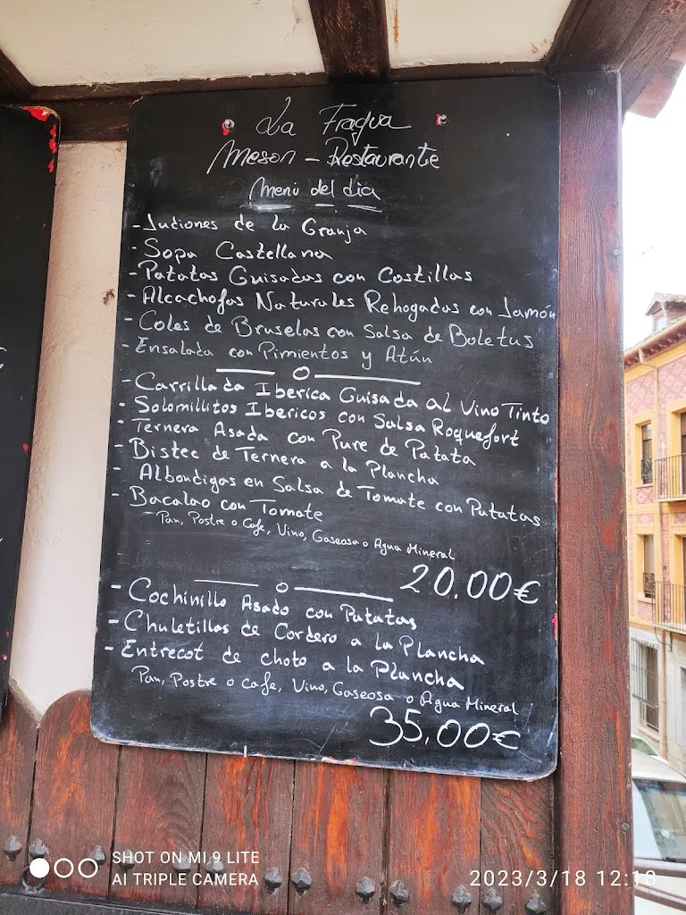 Menu_Restaurante la Fragua_San Ildefonso_image_4