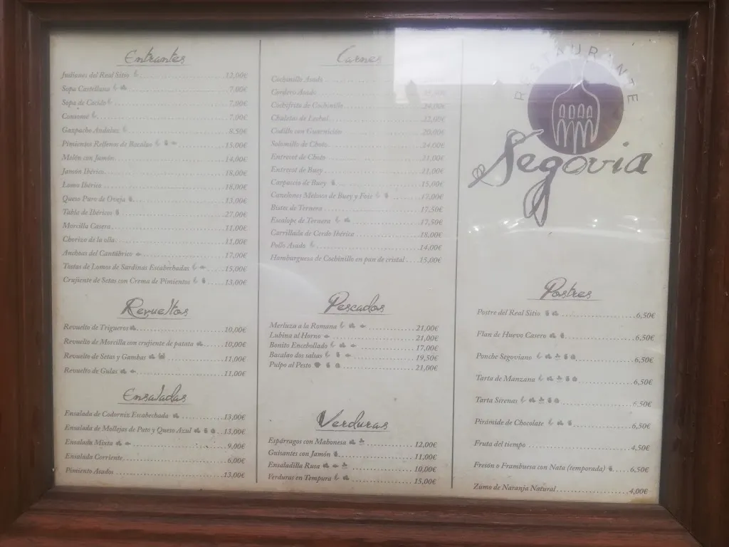Menu_Restaurante bar Segovia. Restaurante tradicional._San Ildefonso_image_2