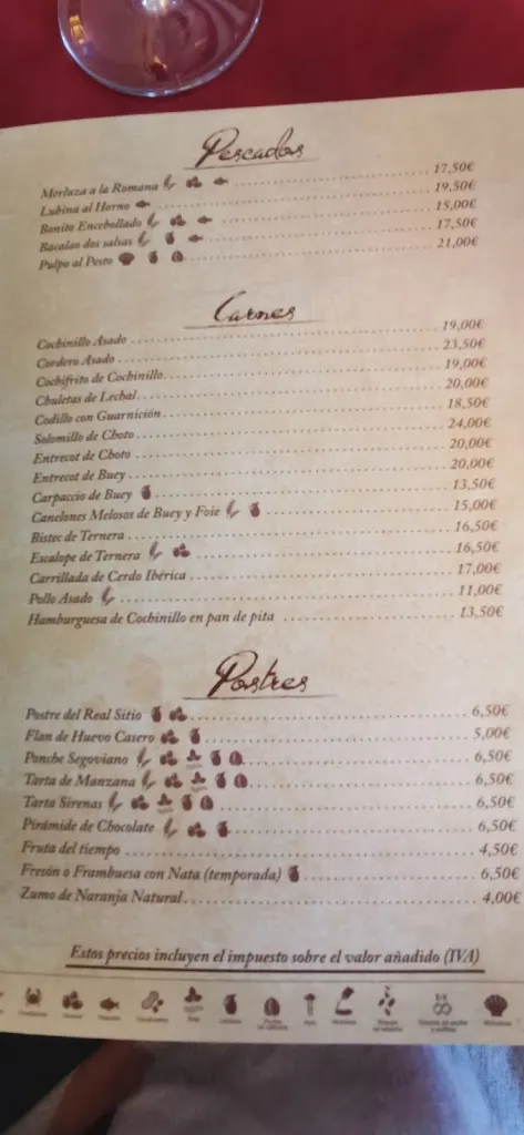 Menu_Restaurante bar Segovia. Restaurante tradicional._San Ildefonso_image_3
