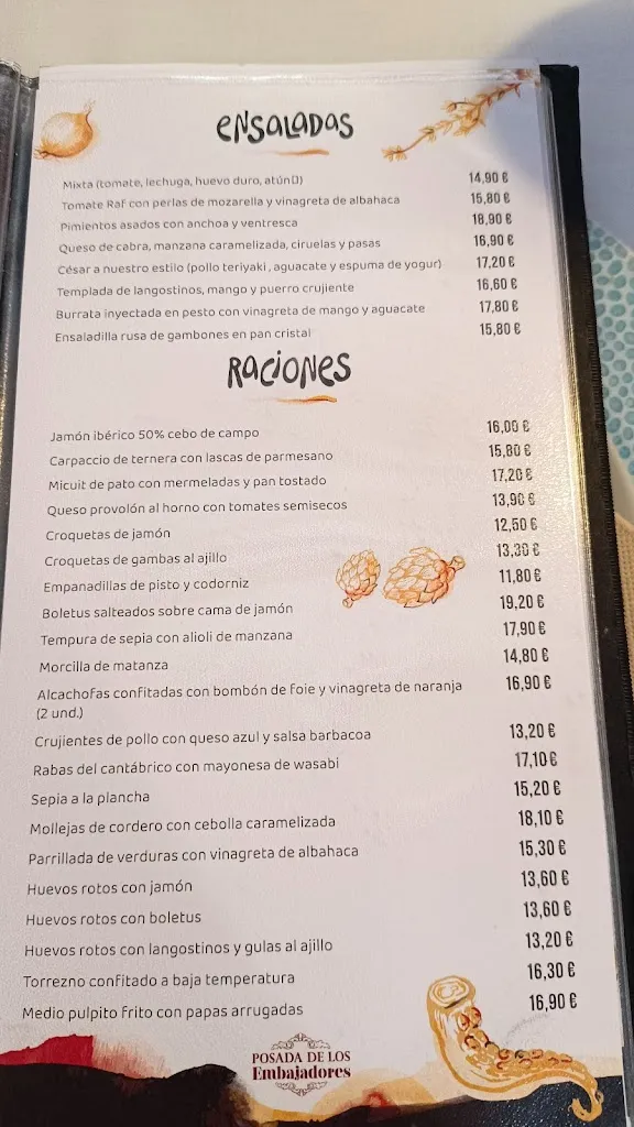 Menu_Restaurante Posada de los Embajadores_San Ildefonso_image_1