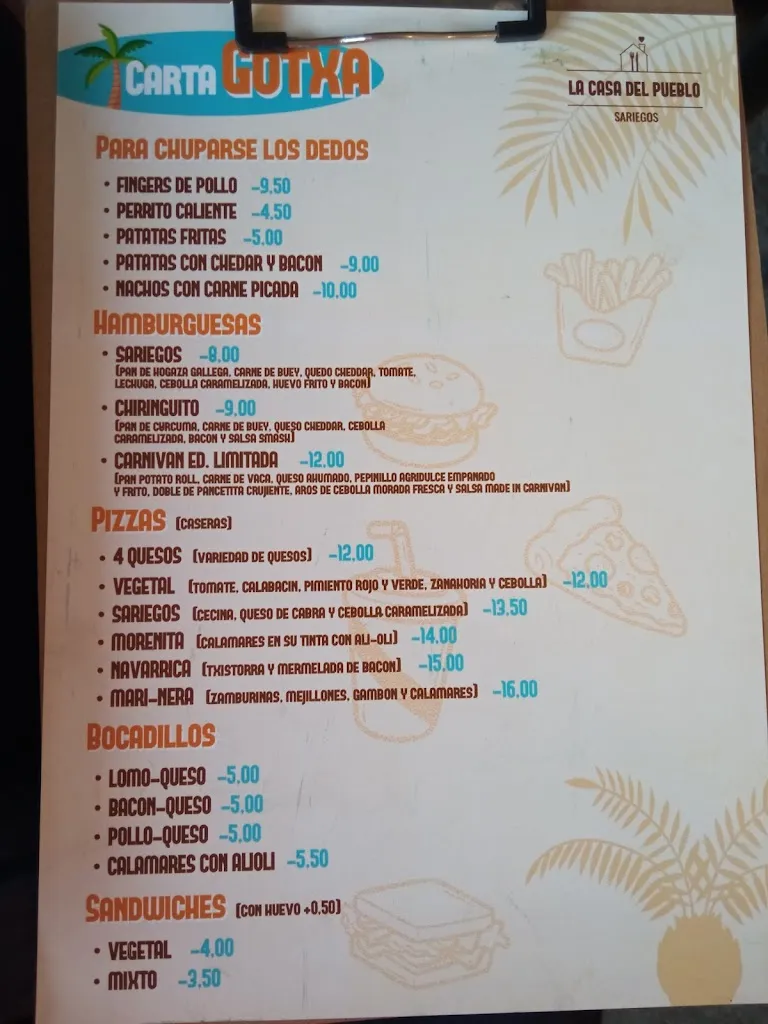 Menu_La Casa del Pueblo Sariegos_Sariegos_image_2