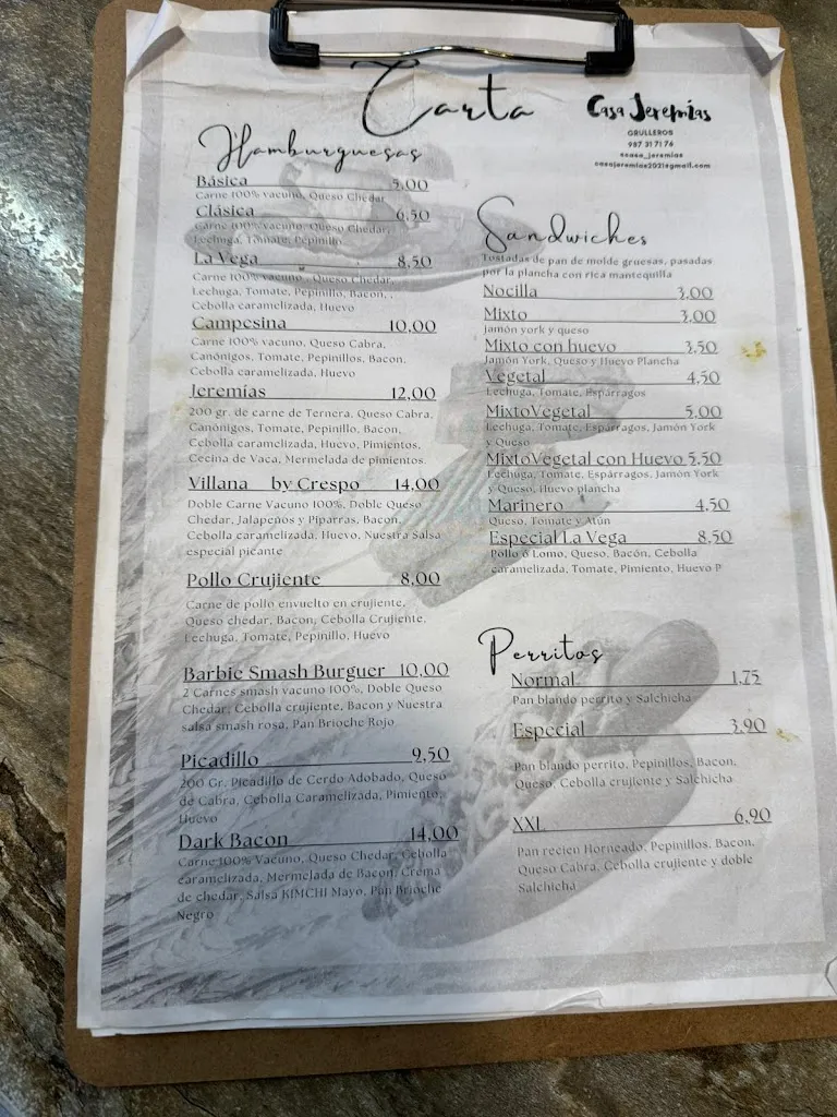 Menu_Café Bar Las Praderas_Santovenia de la Valdoncina_image_2