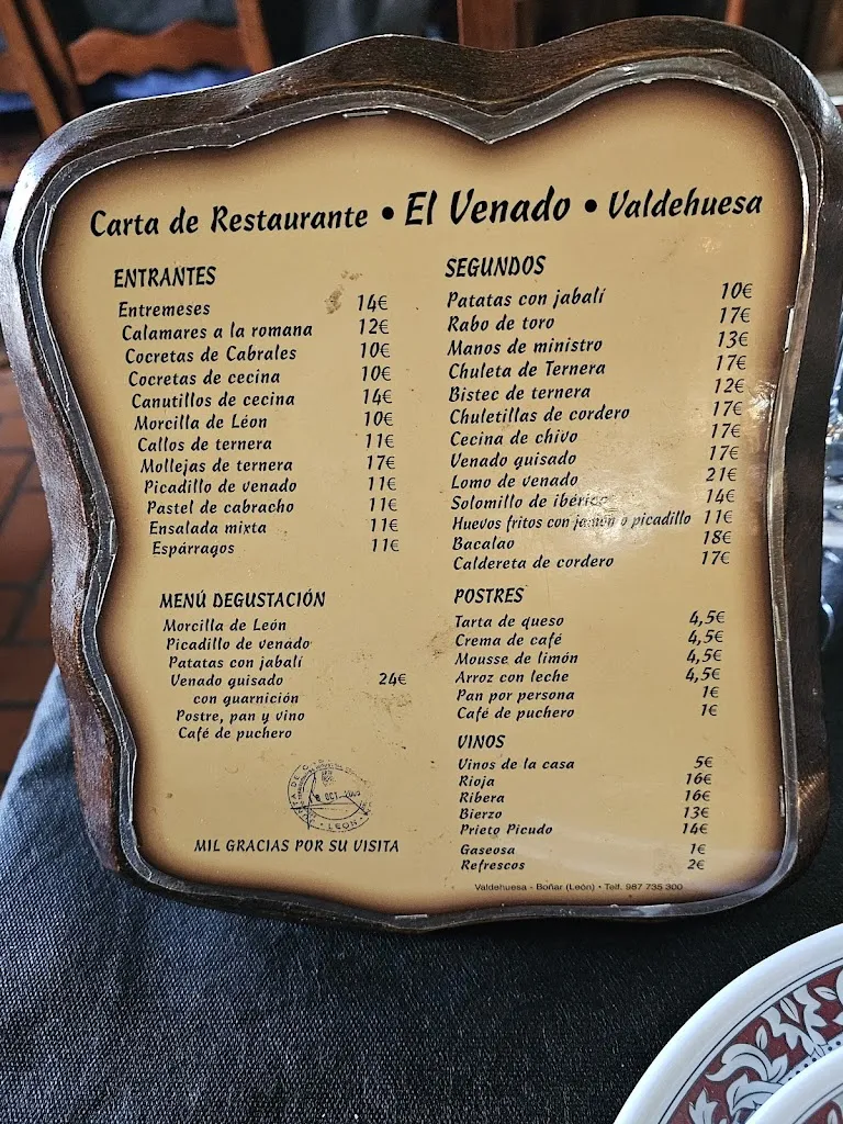 Menu_El Venado_Valdepiélago_image_1