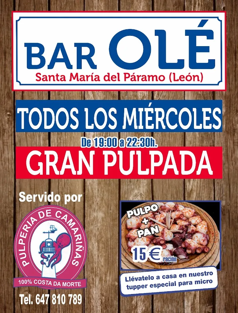 Menu_Ole Ole_Valdefuentes del Páramo_image_3