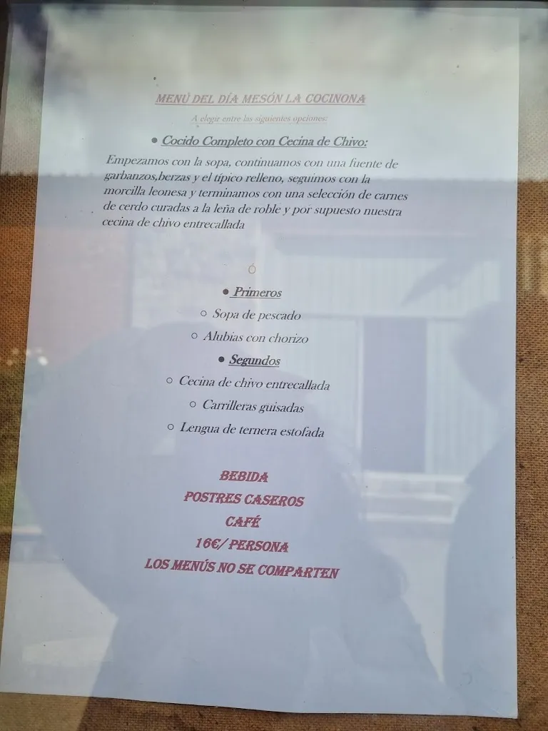 Menu_Mesón la Cocinona_Vegacervera_image_4