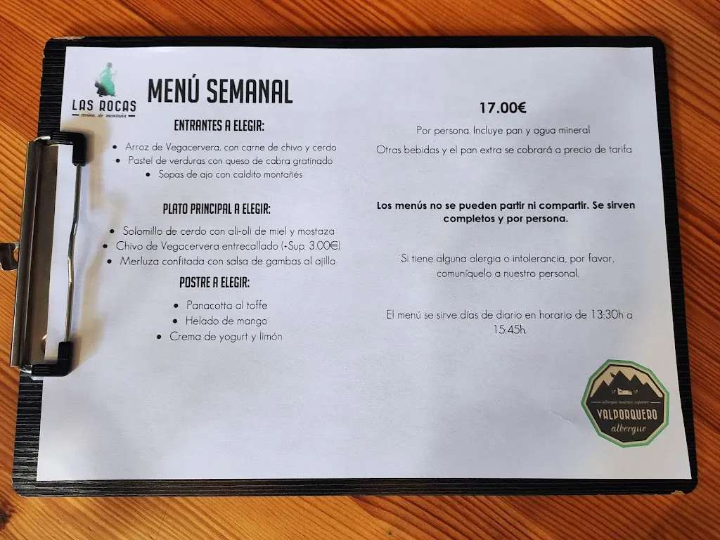 Menu_Restaurante Las Rocas_Vegacervera_image_3