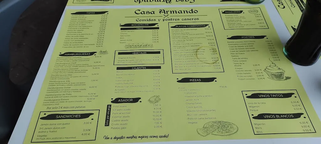 Menu_casa armando restaurante_Vega de Espinareda_immagine_1