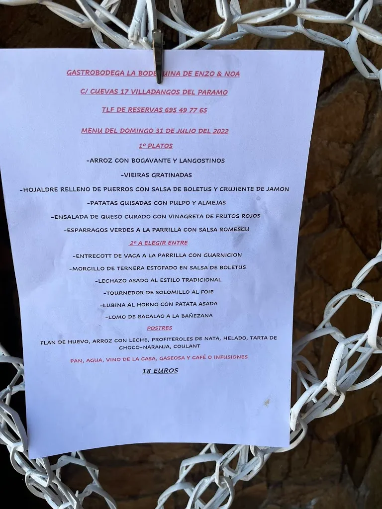 MARIA SALA_Bodega restaurante cerrado hasta nueva gerencia_Villadangos del Páramo_Bewertung