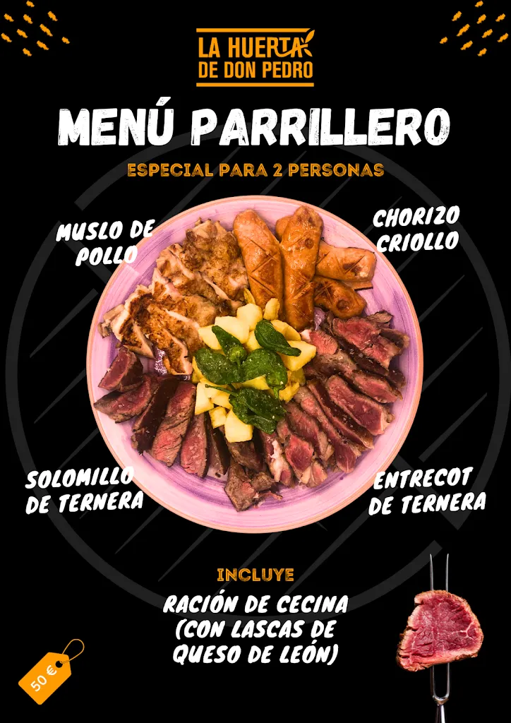 Menu_Restaurante-sidrería la huerta de don Pedro_Valencia de Don Juan_image_1