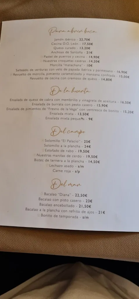 Menu_El Palacio Hotel y Restaurante_Valencia de Don Juan_image_3