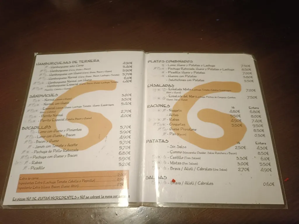 Menu_Gummo Pizzería-Hamburguesería_Valencia de Don Juan_image_2