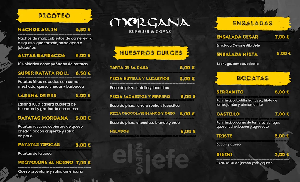 Menu_Morgana Le Fay_Valencia de Don Juan_image_1