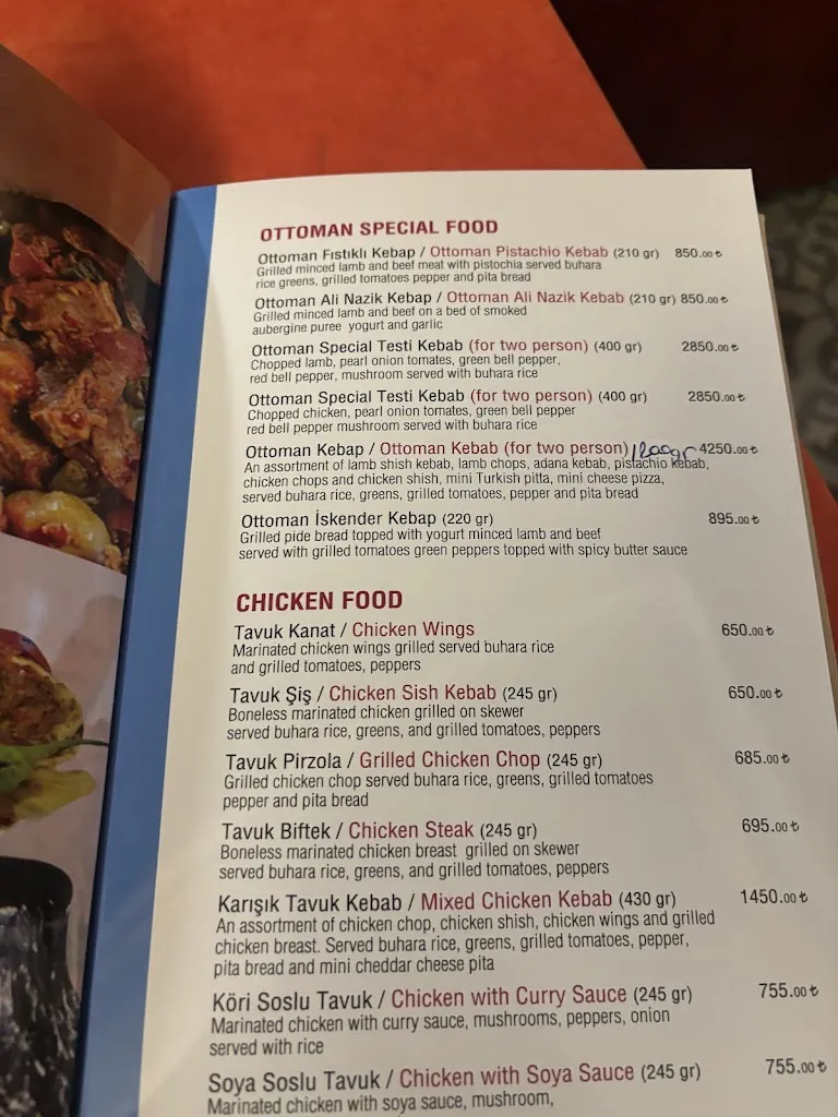 Menu_BUHARA FİSH MEAT HOUSE ROOF_Turcia_image_1