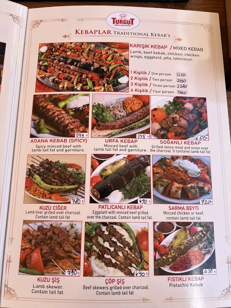Menu_TurguT Restaurant Sirkeci_Turcia_image_1