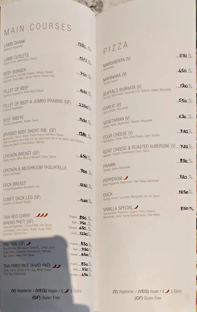 Menu_Vanilla Restaurant_Turcia_image_1